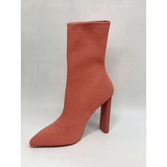 ALDO Women's Tylah Sock Booties - Pink Knit 9 - Picture 2 of 7